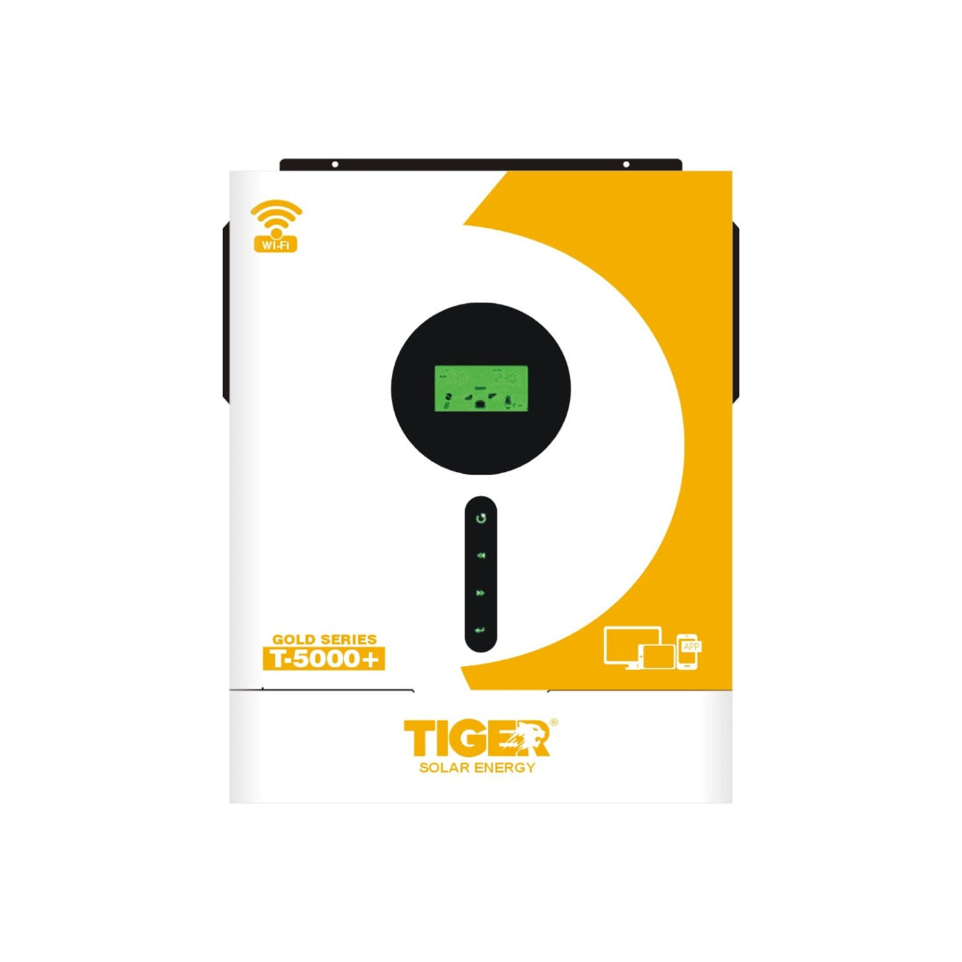 TIGER GOLD SERIES T5000+ 3.6KW Hybrid Solar Inverter | High-Efficiency Solar Power Solution